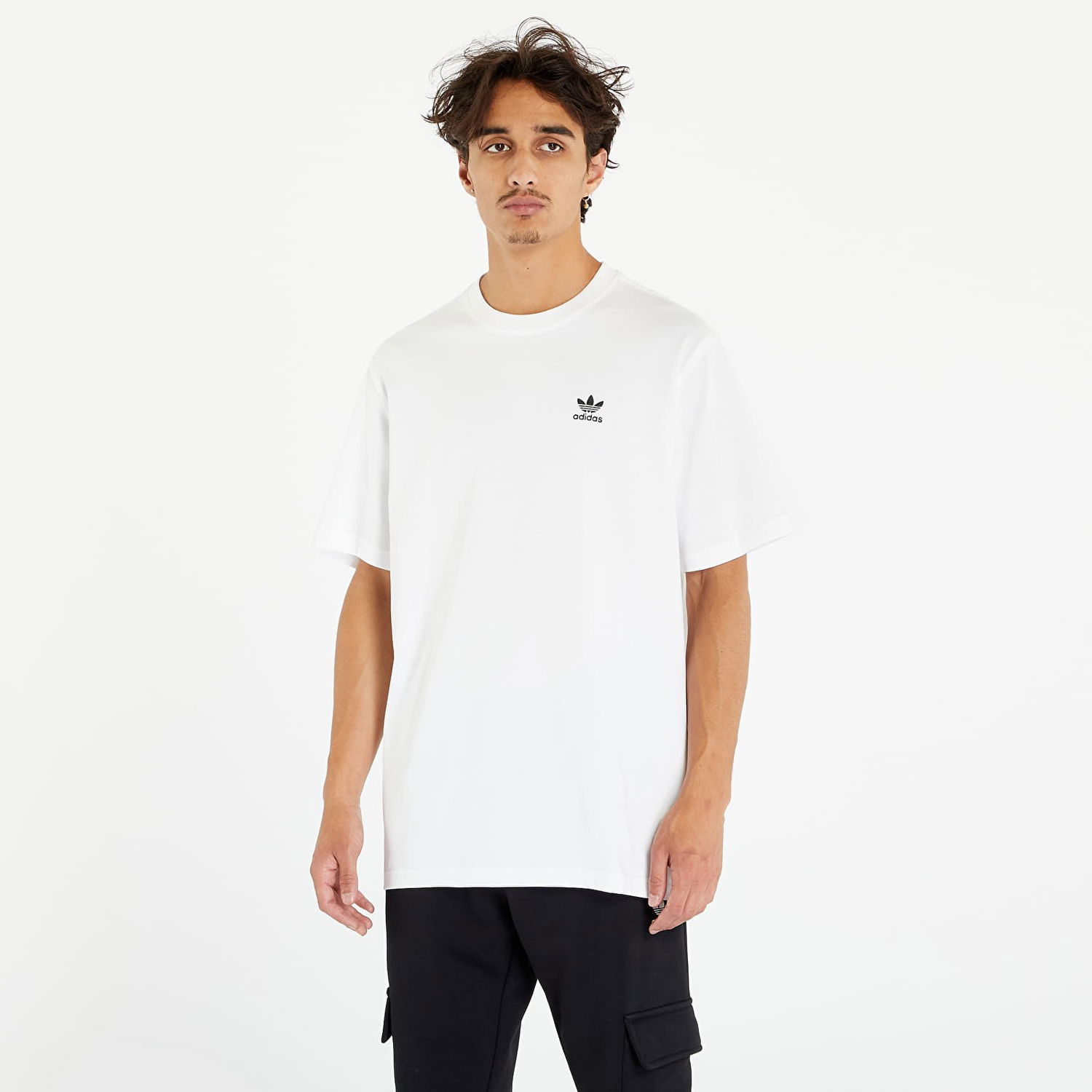 T-shirt adidas Originals Adicolor Classics Back+Front Trefoil Boxy Tee Hvid | IM4513, 0