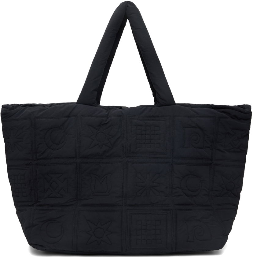 Tøj Nanushka Black Symbol Tote Sort | NU24FWBT12451
