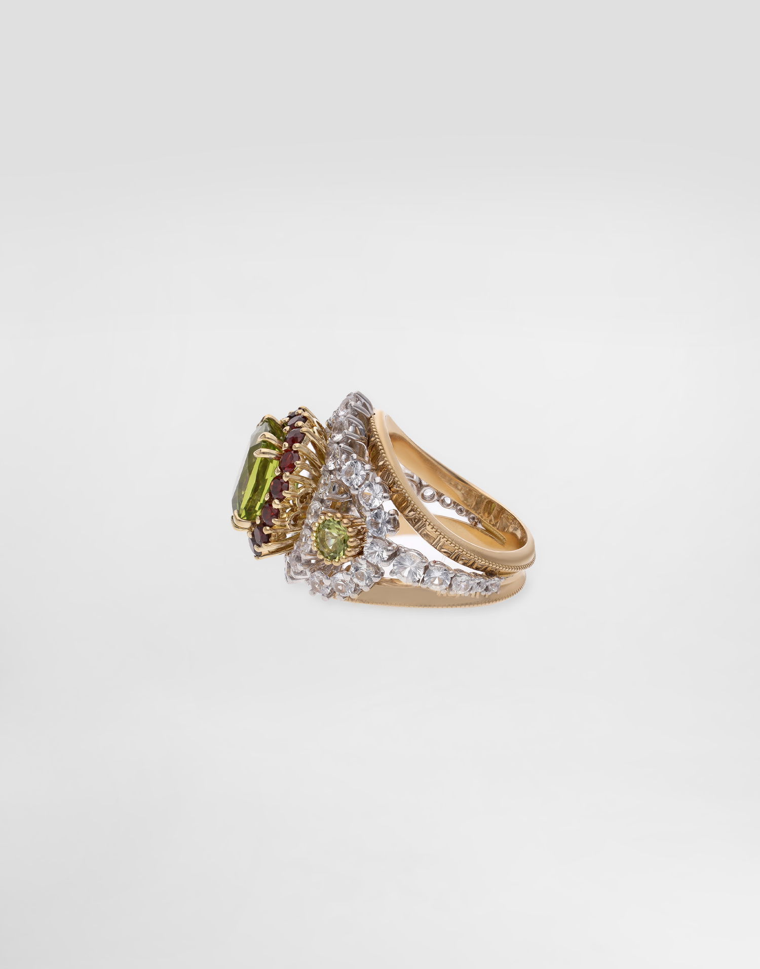 Ring Dolce & Gabbana Peridot and Garnet Ring Flerfarvet | WRSA6GWPER187583, 1