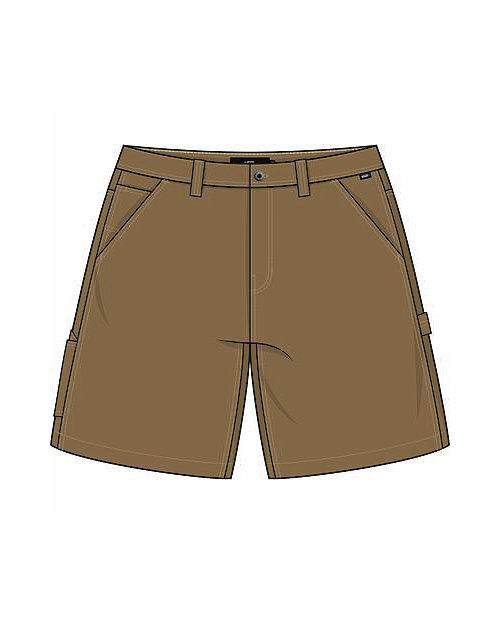 Shorts Vans Drill Chore Carpenter Canvas Shorts, Size 28 Brun | VN000M39DZ9, 0