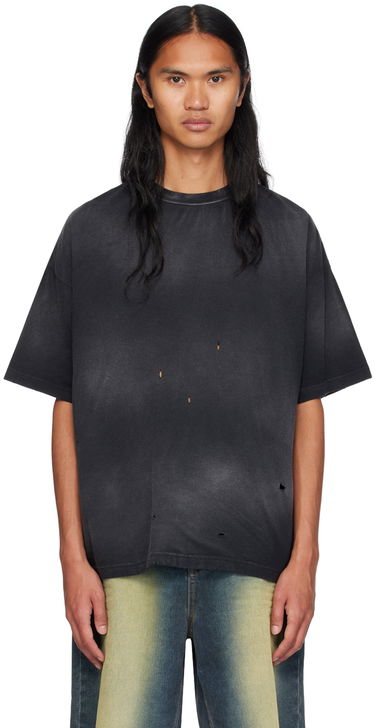 T-shirt We11done Distressed T-Shirt Sort | WD-TT2-24-742-U-BK, 0