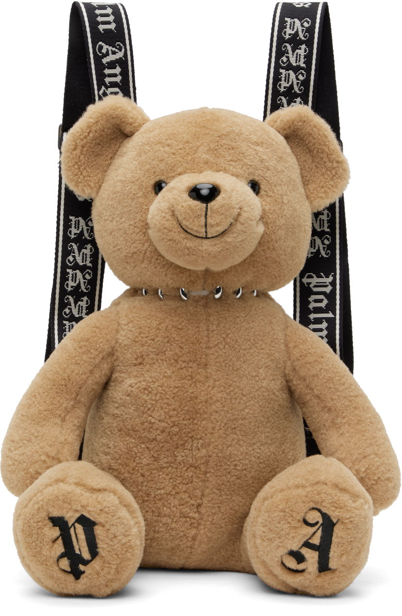 Rygsæk Palm Angels Palm Angels 'Bear in Mind' Plush Backpack Brun | PMNB025C99FAB0016010