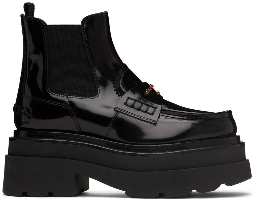 Sneakers og sko Alexander Wang Alexander Wang Carter Chelsea Lug Sole Boots Sort | 30322B022, 0