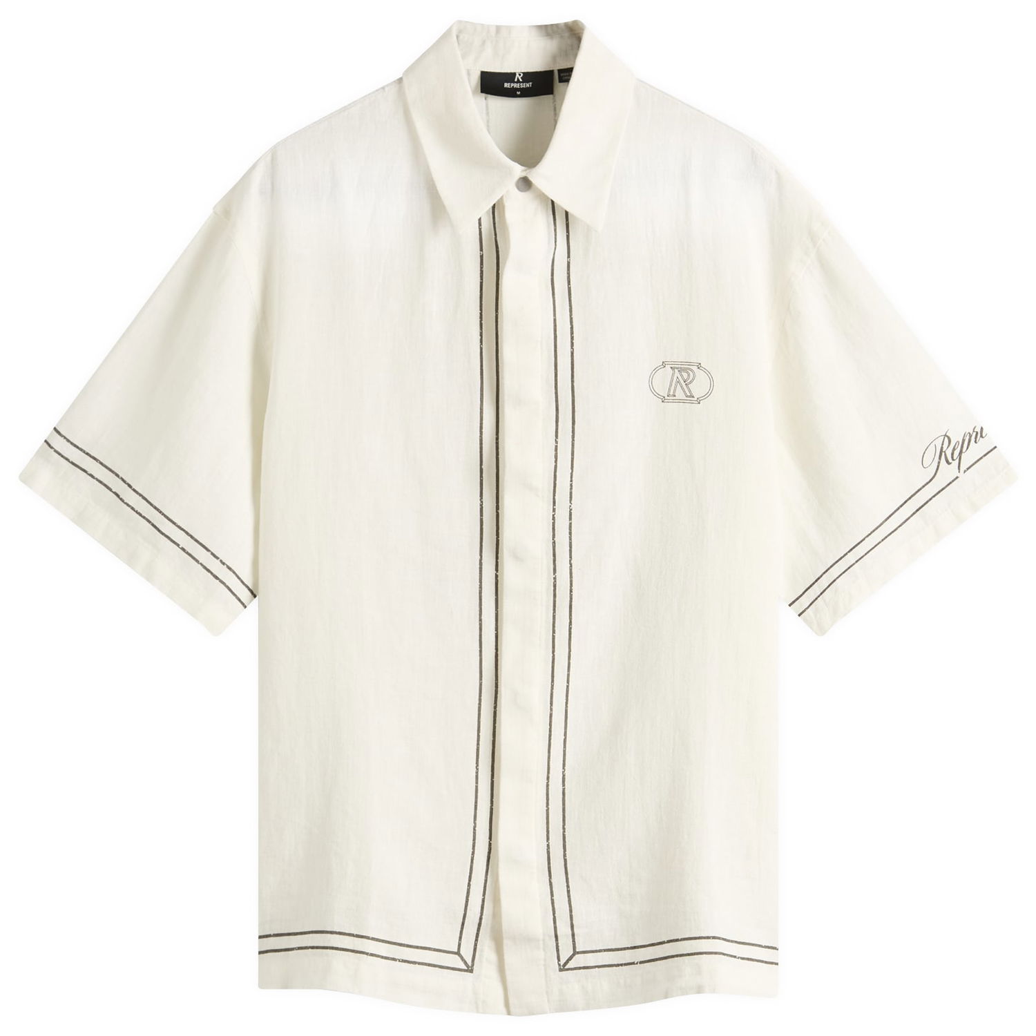 Skjorte Represent Clo Border Vacation Shirt Hvid | MLM100298-26, 0