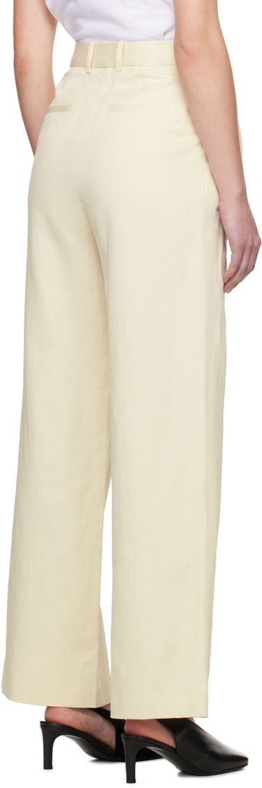 Bukser Loulou de Saison Loulou de Saison Idai Wide-Leg Trousers Gul | IDAI, 2