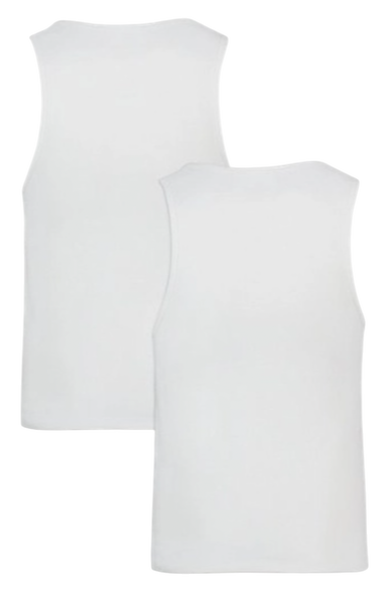 Tanktop Under Armour Under Armour Performance Tank 2 Pack Underwear Shirts Hvid | 6007622-100, 2