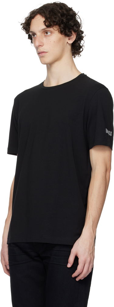 T-shirt BOSS BOSS Printed-Logo T-Shirt Hvid | 50543816, 3