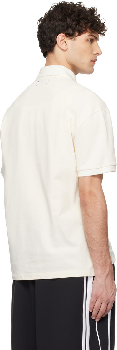 Polo skjorte AMIRI AMIRI Embroidered MA Quad Polo Hvid | AMJYPO1011, 2