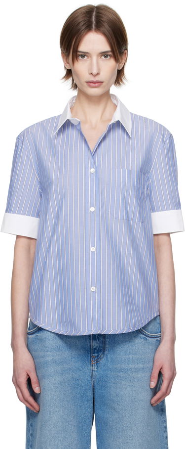Skjorte Marni Marni Striped Shirt Blå | CAMA0623QS UTC455, 0