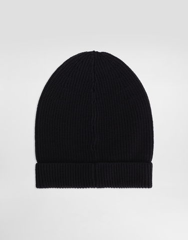 Beanie Dolce & Gabbana Dolce & Gabbana Knitted Wool Beanie Sort | GX16KZJDVCIB0665, 3