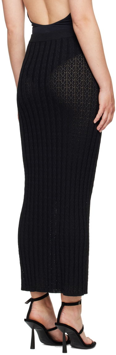 Nederdel Loulou de Saison Loulou de Saison Dera Maxi Knit Skirt Sort | DERA, 2
