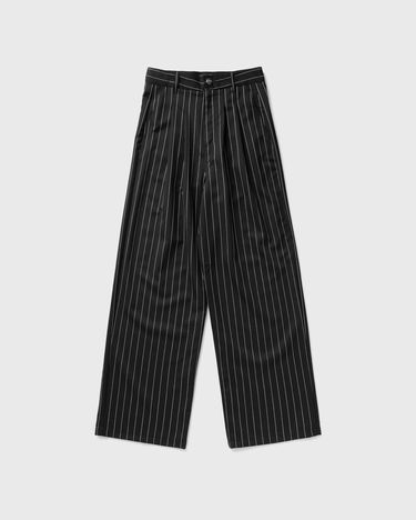 Bukser Carhartt WIP Work In Progress Seaton Pinstripe Wide-Leg Trousers Sort | I034450 2MBXX, 4