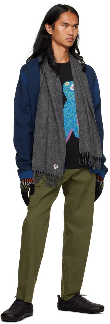 Tørklæde Paul Smith Zebra Scarf Grå | M2A-150K-JZEBRA-76-0, 2