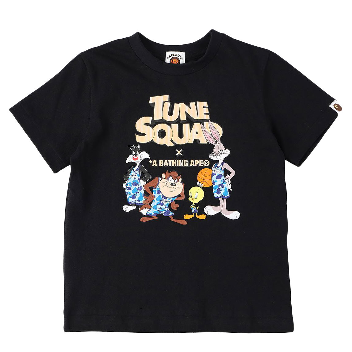T-shirt BAPE Space Jam x Tune Squad Tee Sort | 001TEH731907X, 0