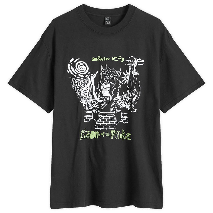 T-shirt Brain Dead Visions of the Future T-Shirt Sort | F24T00004081-BLK