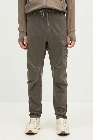 Cargo bukser C.P. Company Stretch Sateen Ergonomic Lens Cargo Pants Grøn | 17CMPA180A005529G, 0