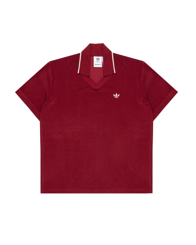 Polo skjorte adidas Originals Wales Bonner Terry Polo Shirt Rød | JW1122