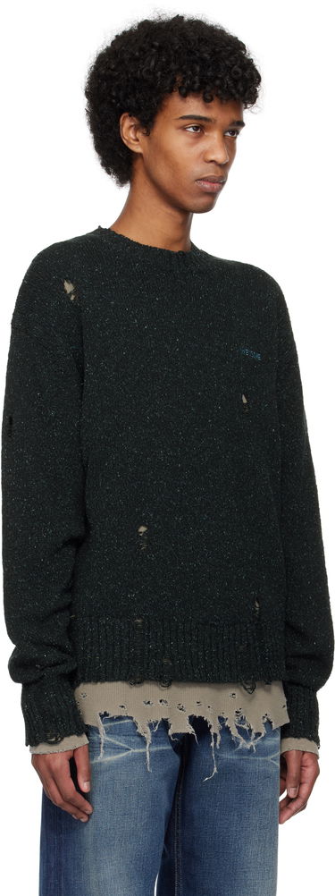 Sweater We11done We11done Grunge Knit Sweater Grøn | WD-KT0-25-621-U-NV, 1