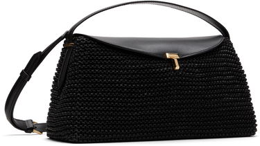 Skuldertaske TOTEME TOTEME T-Lock Woven-Leather Shoulder Bag Sort | 252-WAL961-LE0134, 1