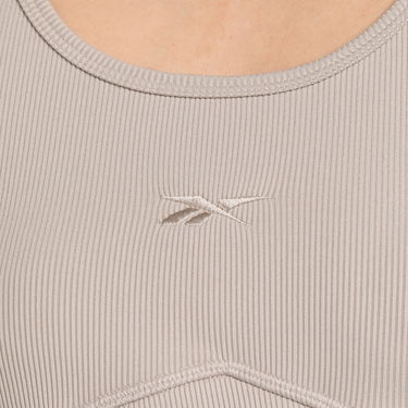 Crop top Reebok Reebok Studio Rib Crop Tank Top Beige | 100076305, 1