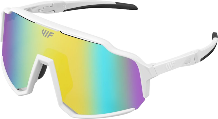 Solbriller VIF VIF Two Polarized Sunglasses Hvid | 204-pol