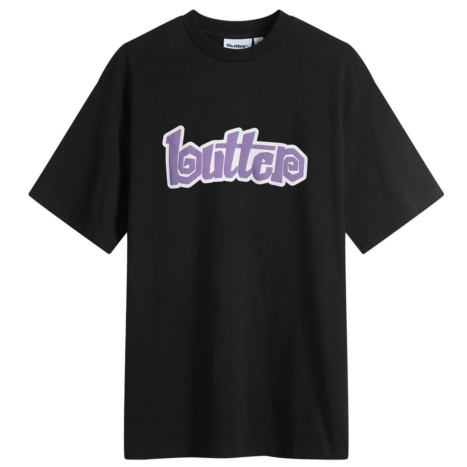 T-shirt Butter Goods Swirl Graphic T-Shirt Black Sort | BGQ4240029-BLK, 0