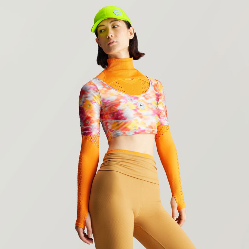 T-shirt adidas Performance adidas by Stella McCartney Crop Top Orange | IX4374