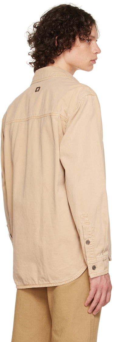 Skjorte WOOYOUNGMI WOOYOUNGMI Patch Pocket Shirt Beige | W223SH11, 2