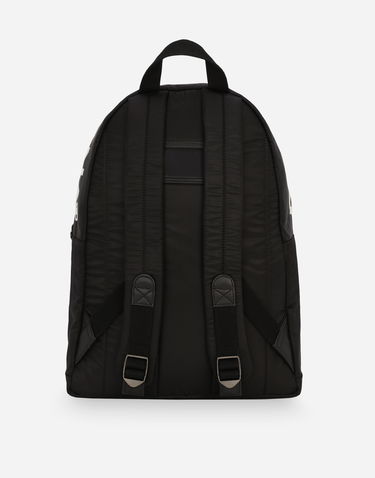 Rygsæk Dolce & Gabbana Dolce & Gabbana Nylon Backpack With Logo Sort | EM0123AN26280999, 2
