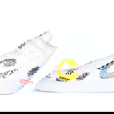 Sneakers og sko Nike Supreme x NBA x Air Force 1 Mid 07 Hvid | AQ8017-100, 3