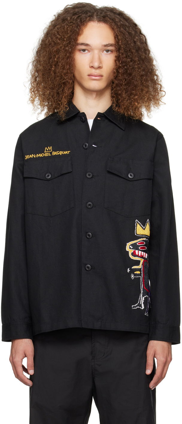 Skjorte Maharishi Utility Shirt Sort | 5124, 0