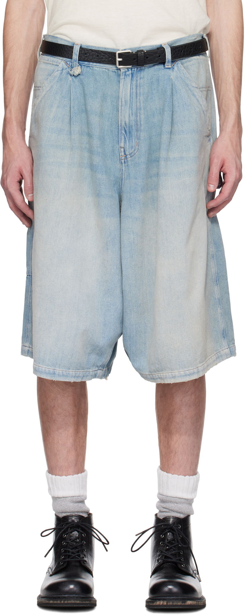Shorts R13 R13 Jesse Carpenter Denim Shorts Blå | R13MD153-D045A