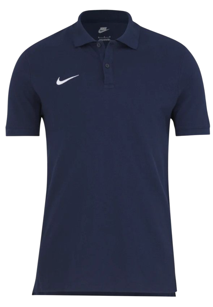 Polo skjorte Nike Team Cotton Polo Shirt Mørkeblå | 0208nz-451