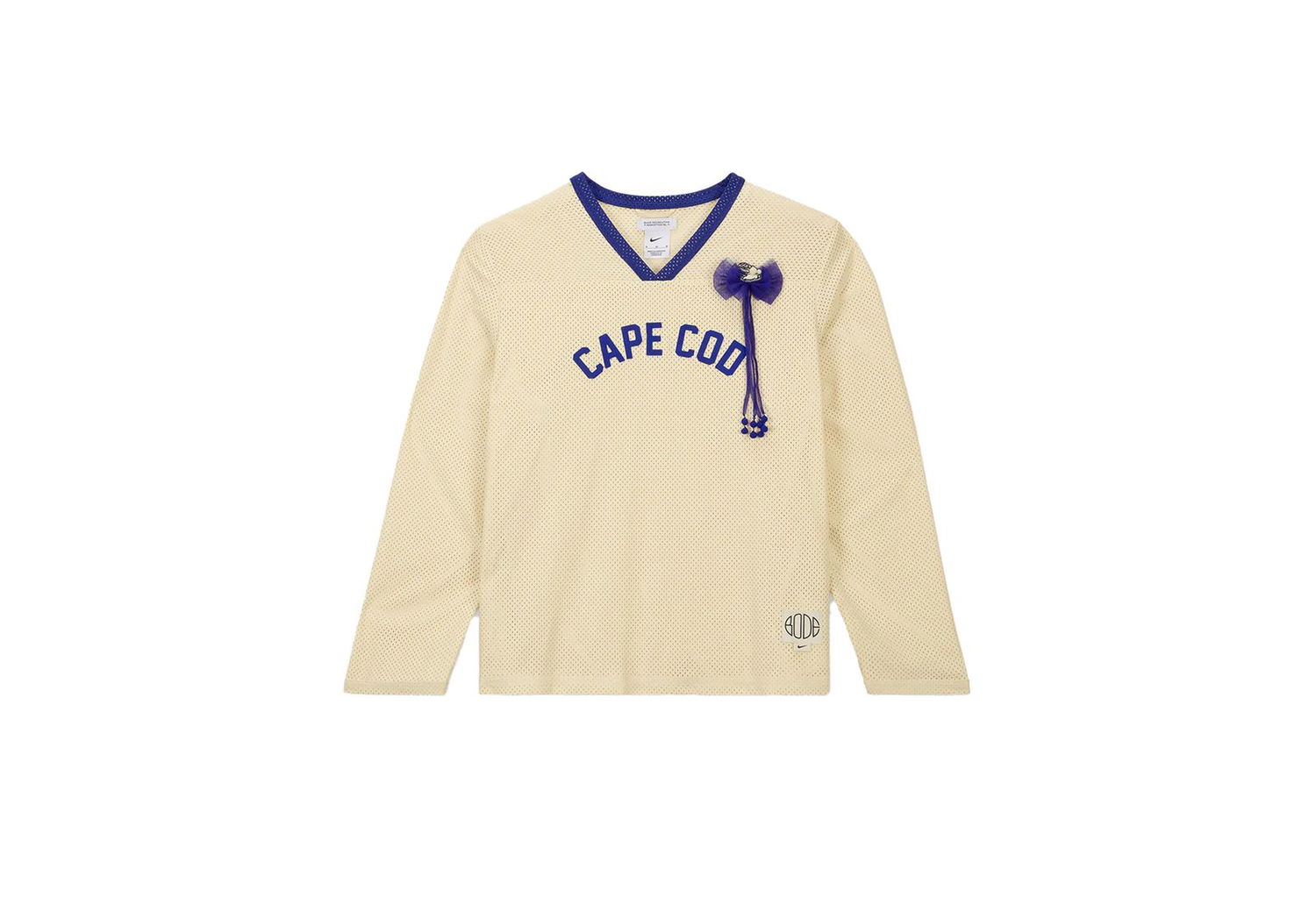 Sweater Nike BODE x Mesh Jersey Cream/Blue Beige | FJ8794-120, 1