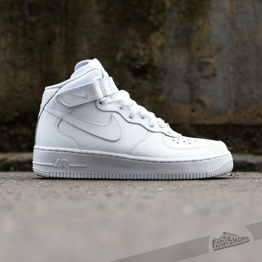 Sneakers og sko Nike Air Force 1 Mid GS Hvid | 314195-113, 4