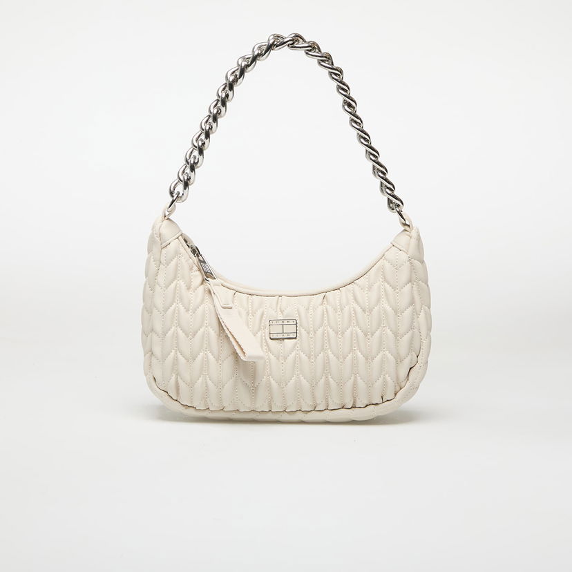 Håndtaske Tommy Hilfiger Tommy Jeans Iconic Shoulder Bag Beige | AW0AW17302 ACG