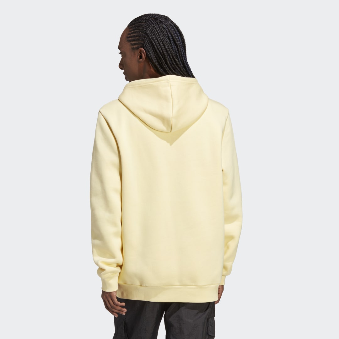 Sweatshirt adidas Originals Trefoil Essentials Hoodie Gul | IA4888, 1