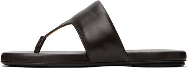 Tilbehør Marsèll Marsèll Spanciata Leather Thong Sandals Brun | MW7986 P017, 2