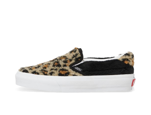 Sneakers og sko Vans Slip-On Sherpa Leopard W Sort | VN0A38GU6BX