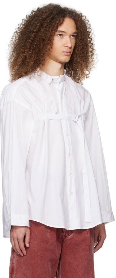 Skjorte R13 R13 Cinch Strap Shirt Hvid | R13WR238-R338B, 1