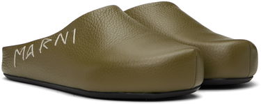 Tøj Marni Marni Fussbett Sabot Loafers Grøn | SBMR001400 P6533, 3