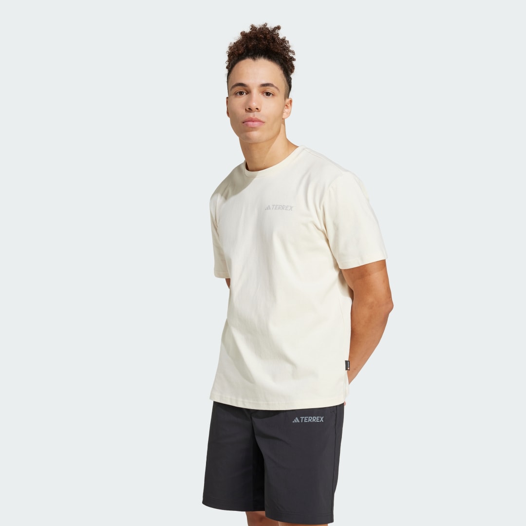 T-shirt adidas Performance Polygiene Graphic Tee Hvid | JI8314, 0