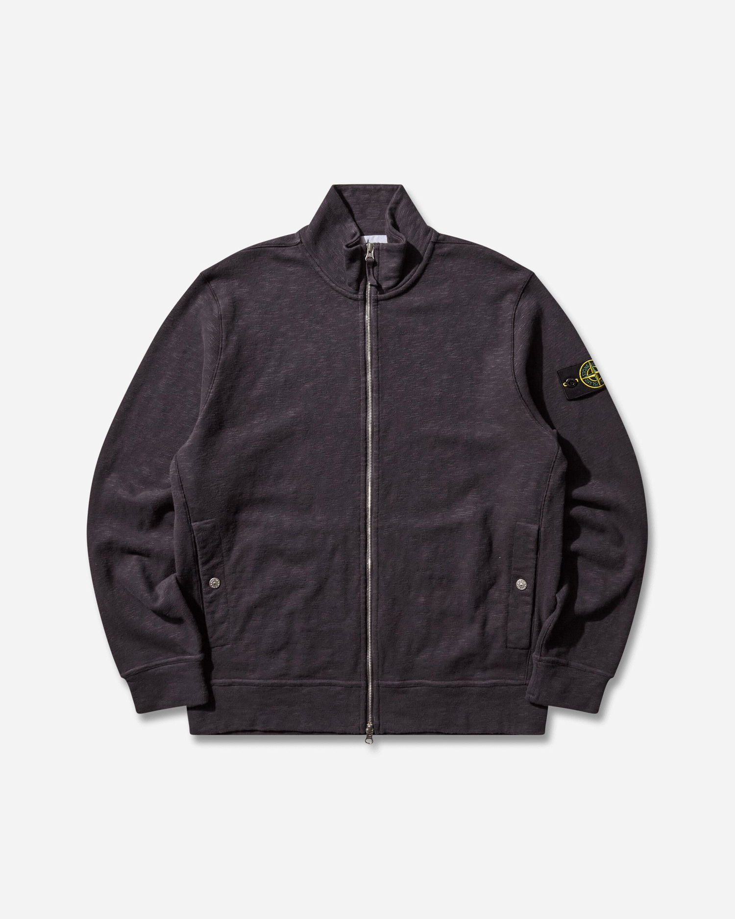Sweatshirt Stone Island Vanisé Heavy Cotton Jersey Zip Sweatshirt Grå | K2S15-6100055-S0238 V0026, 0