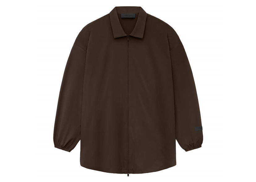 Jakke Fear of God Core Collection Nylon Overshirt Wood Brun | 202SU244496F