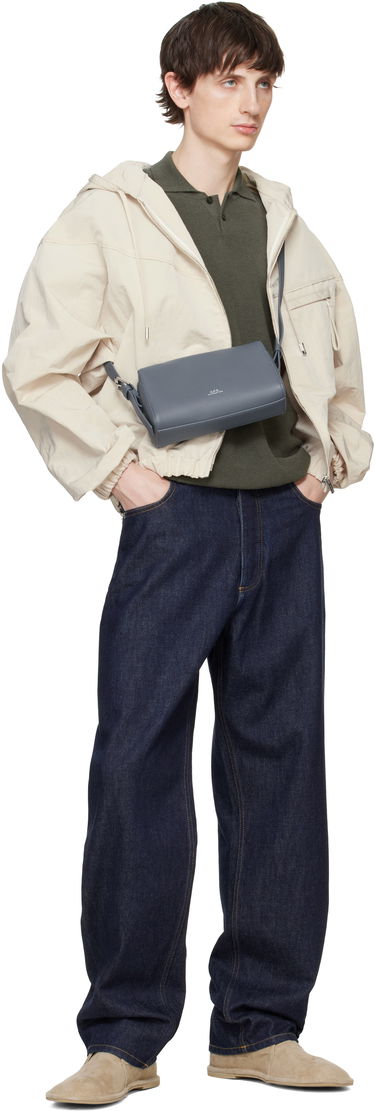 Skuldertaske A.P.C. A.P.C. Nino Camera Bag Grå | PUABO-H61821, 3