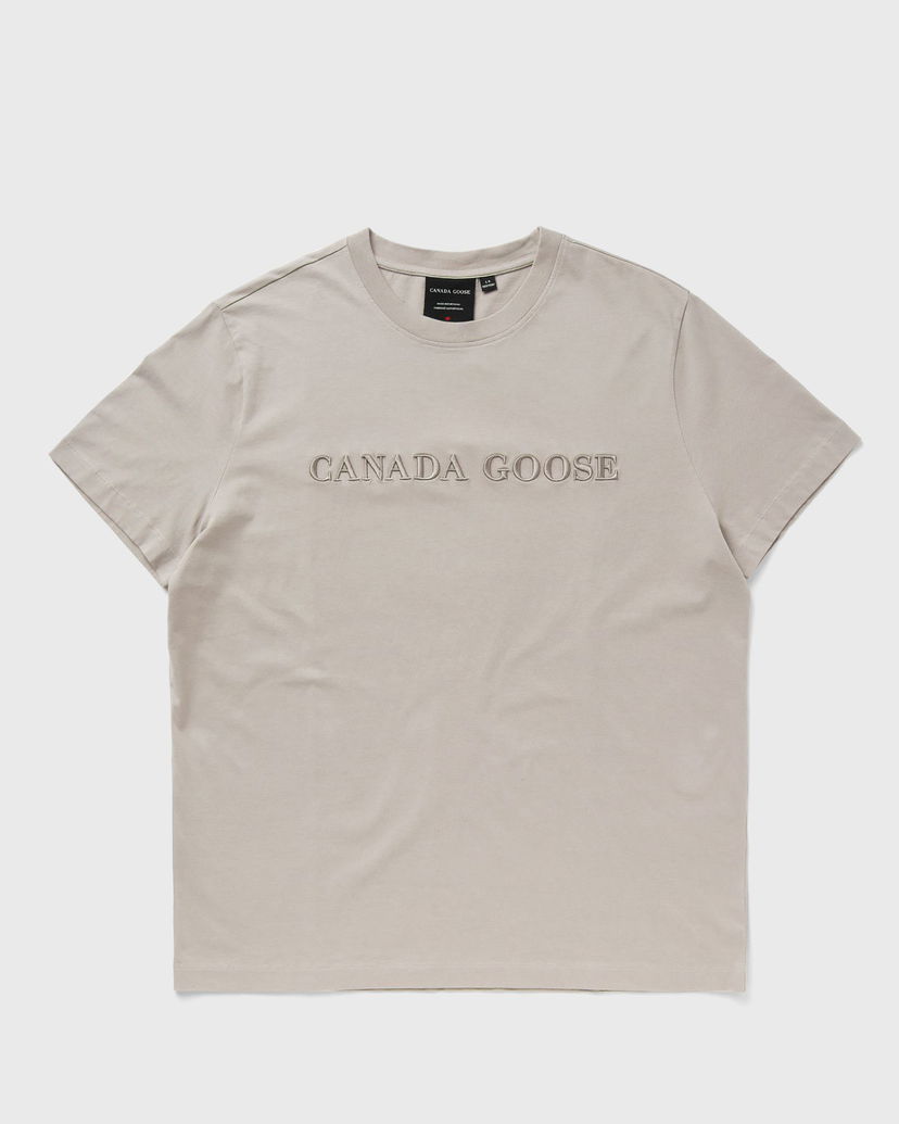 T-shirt Canada Goose Emersen T-Shirt with Embroidered Wordmark, Size XXL Beige | 1420M-432