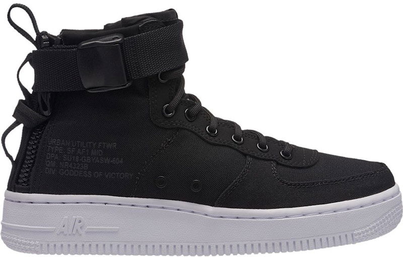 Sneakers og sko Nike SF Air Force 1 Mid Sort | AJ0424-004, 0
