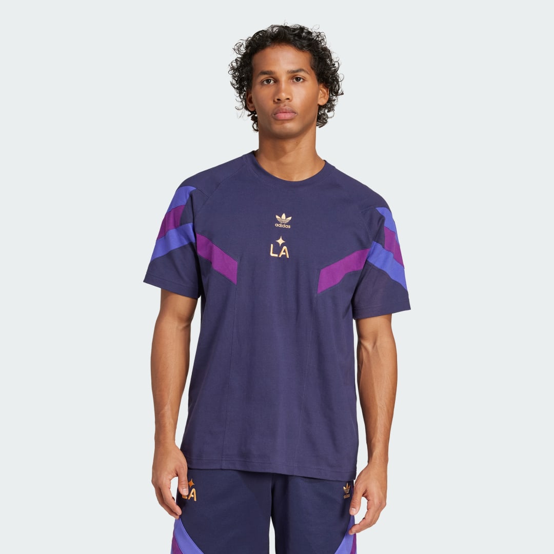 T-shirt adidas Originals LA Galaxy Originals Short Sleeve T-Shirt Mørkeblå | JF2671, 0
