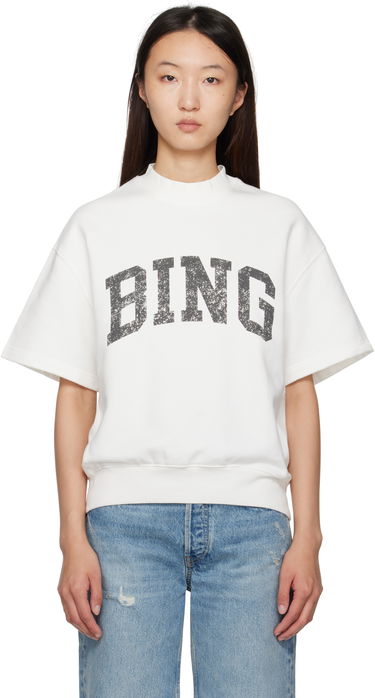 Sweatshirt Anine Bing ANINE BING Jay 'Bing' Sweatshirt Hvid | A-08-11002-OFW1, 0
