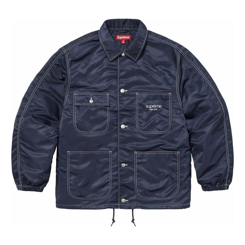 Vindjakke Supreme Chore Nylon Coat Blå | SUP-SS24-139